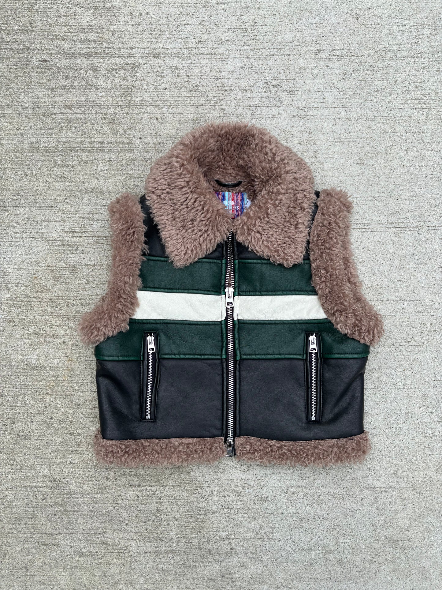 Urban Fur & Leather Vest
