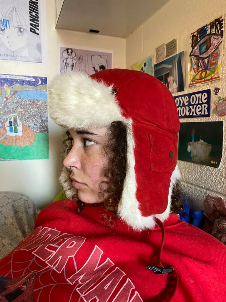rabbit fur ushanka