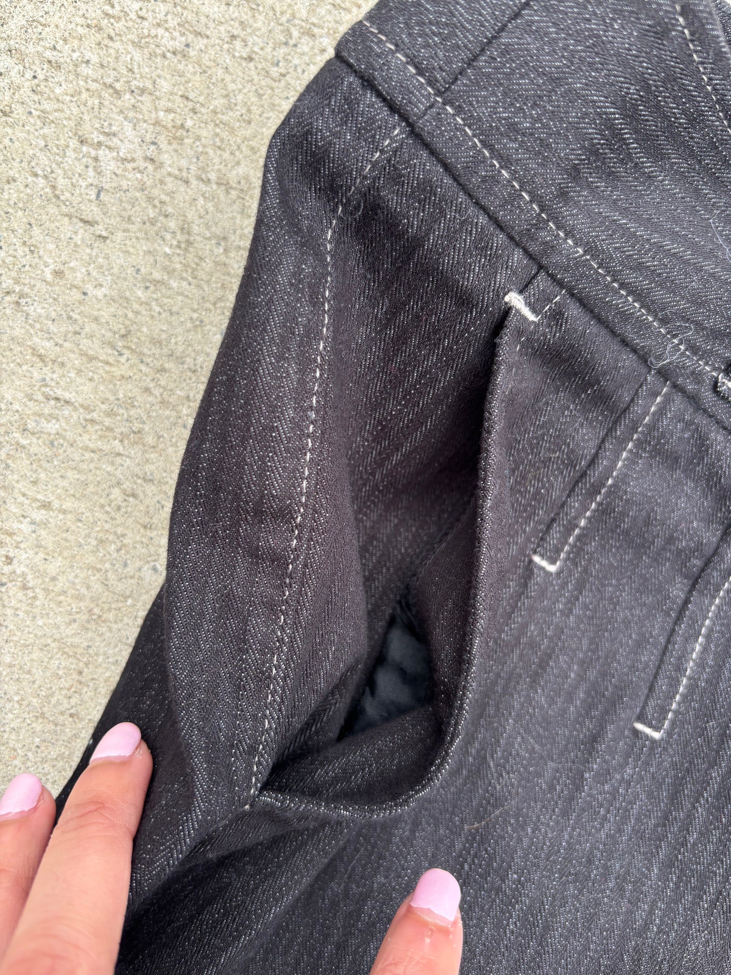 Loft Capris w/ Corset Detailing