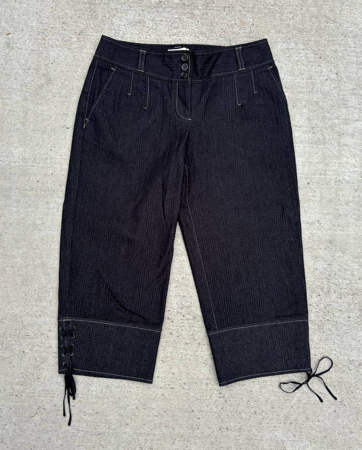 Loft Capris w/ Corset Detailing