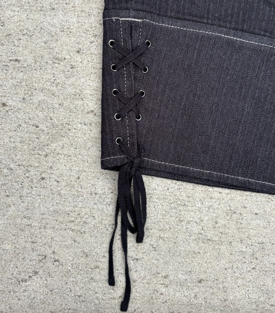Loft Capris w/ Corset Detailing