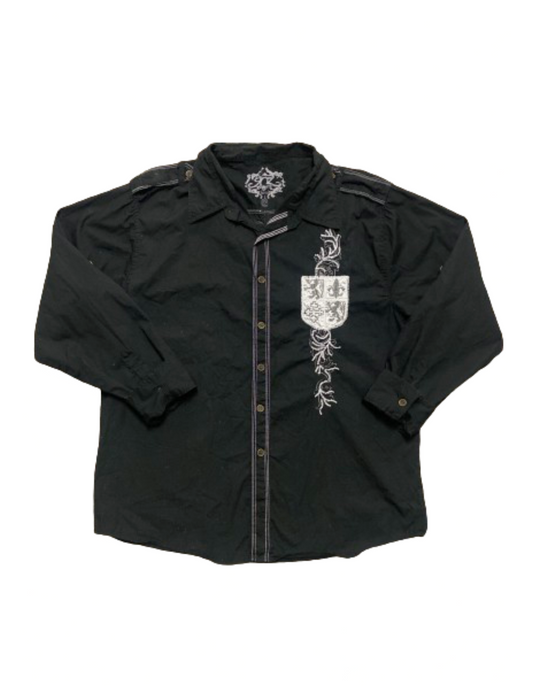 embroidered button down (mens)