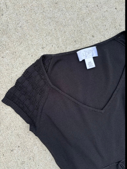 Black Loft fitted top