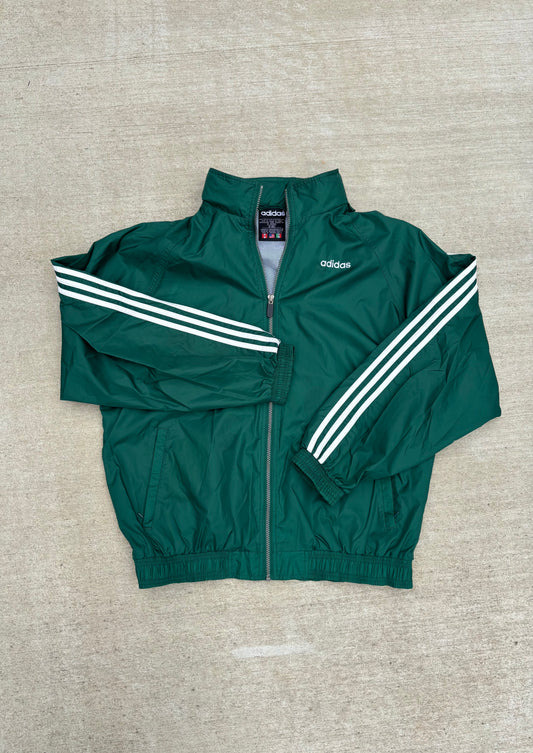 Green Adidas Windbreaker