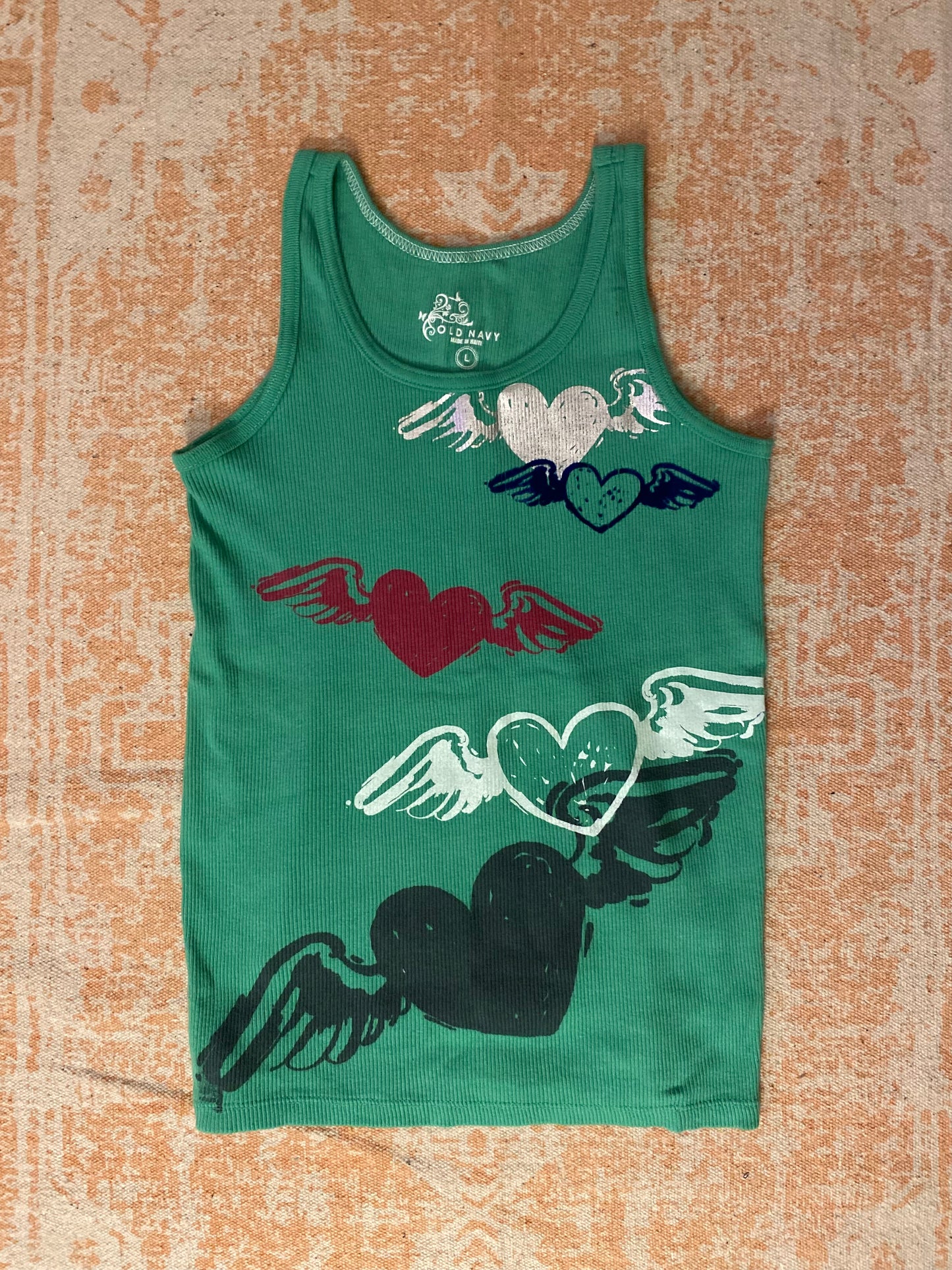 hearts with wings tank