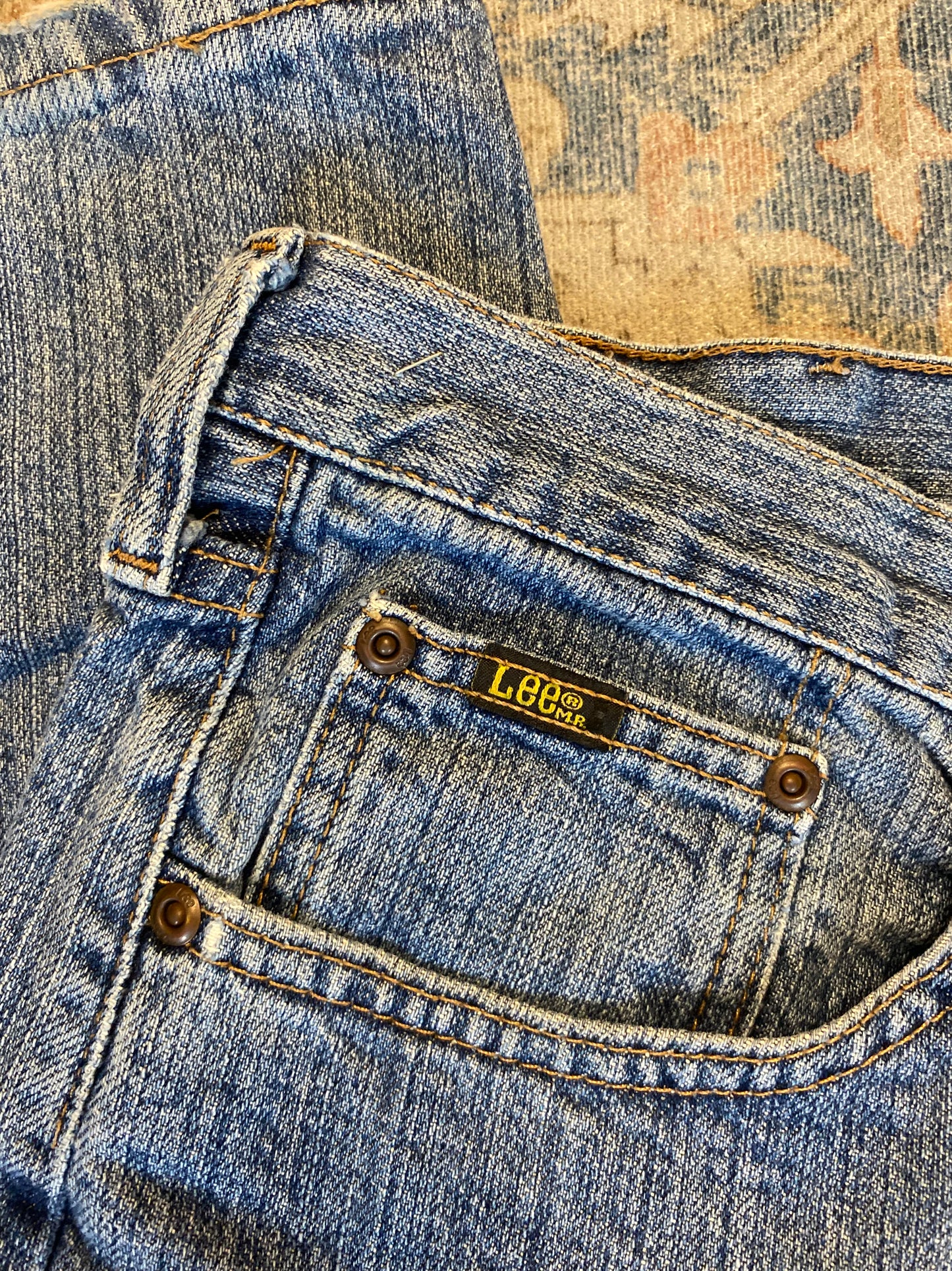 upcycled heart jeans