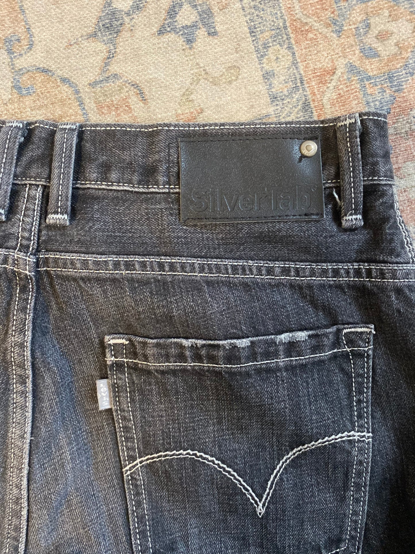 Silver Tab black jeans